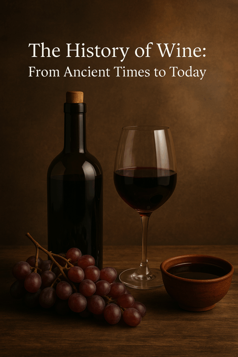 The History of Wine: From Ancient Times to Today