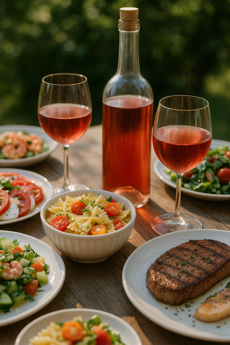 Light Red Wines and Summer Dishes